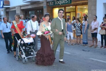 Representantes de la Casa de Andalucía de Jávea