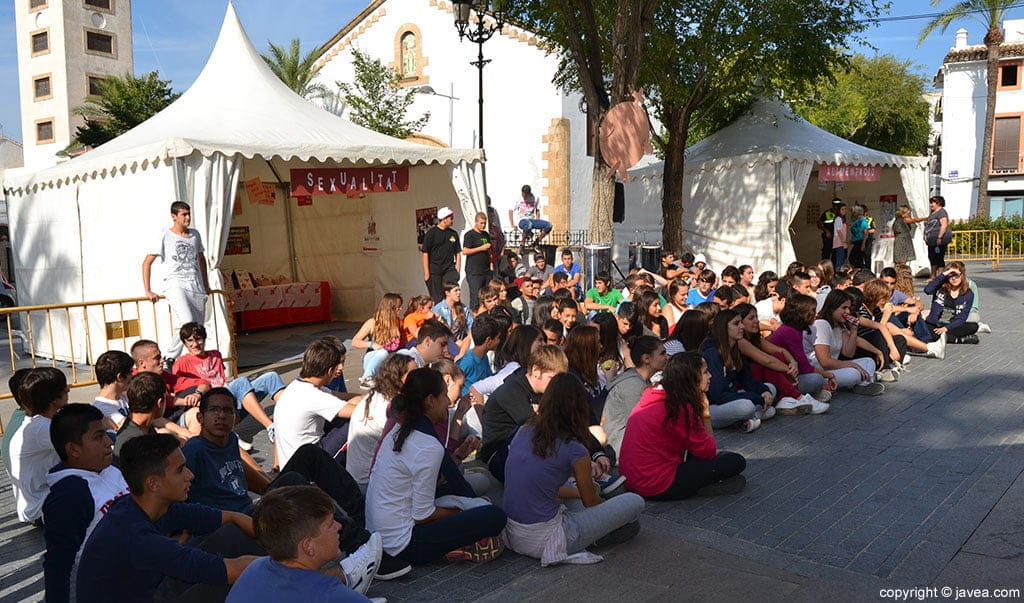 Alumnos en las IV Jornadas de Salud de 2013