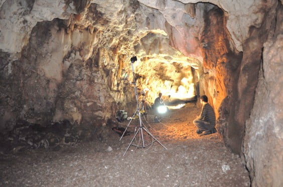 Cova del Comte. Interior