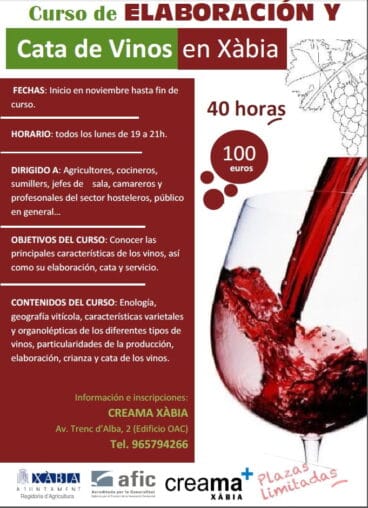 Curso Elaboración y Cata de Vinos