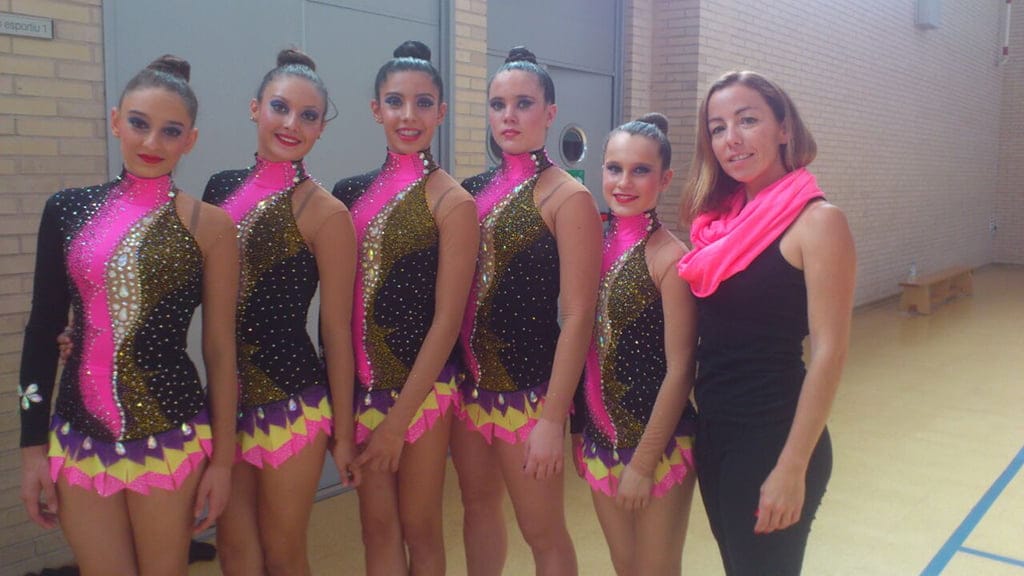 Gimnastas del Club Gimnasia Xàbia