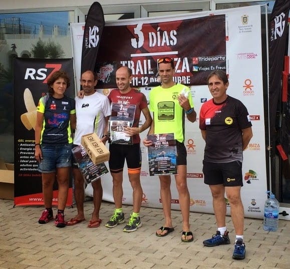 Ignacio Cardona en el podium de Ibiza