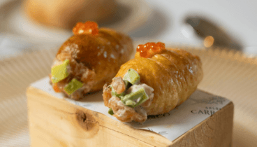 Bocaditos de salmón y aguacate