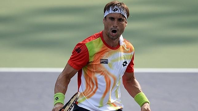 David Ferrer jugó un intenso partido