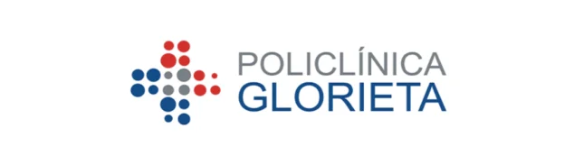 Afbeelding: Logo van de ingang van de Glorieta-polikliniek