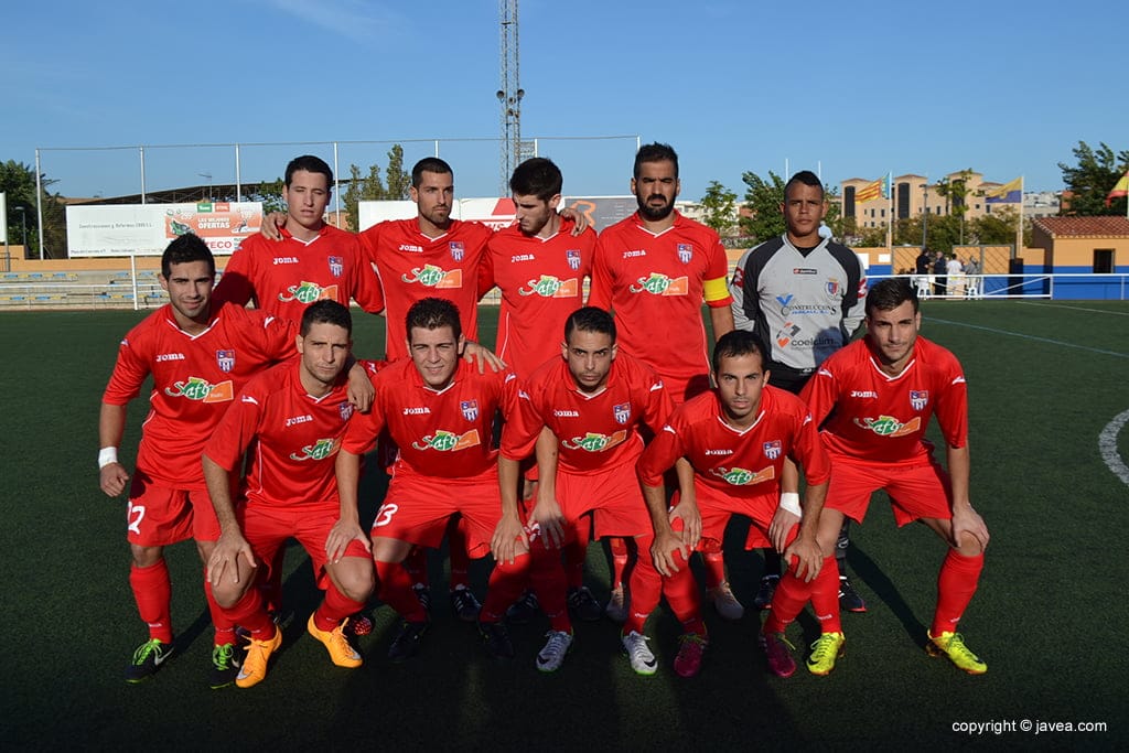 At. Alginet en su visita a Dénia