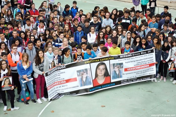 Concentración por la desaparición de Khrystyna Savenchuk hace seis meses