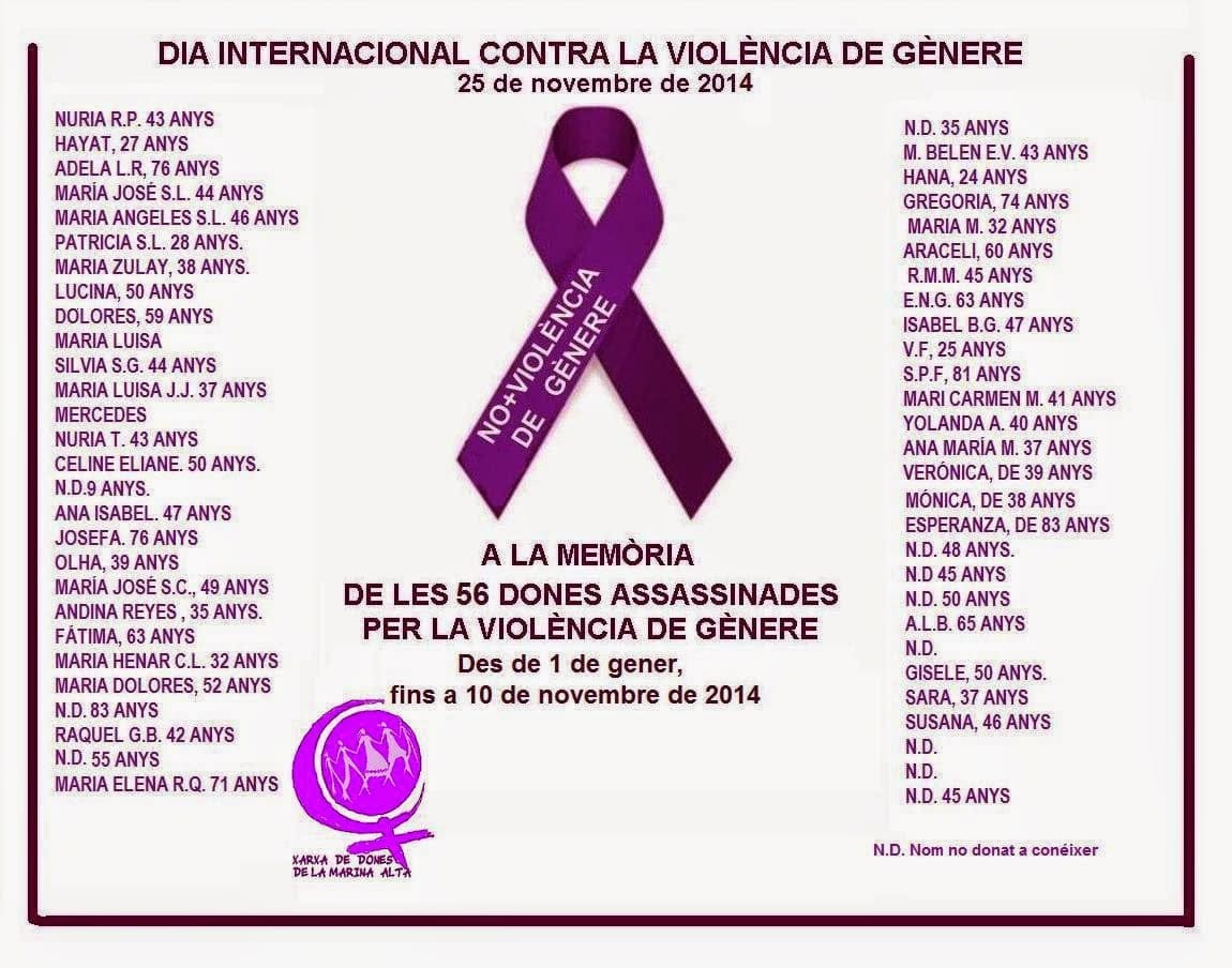 Esquela Marina Alta 2014