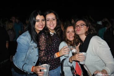 Amigas durante la discomóvil