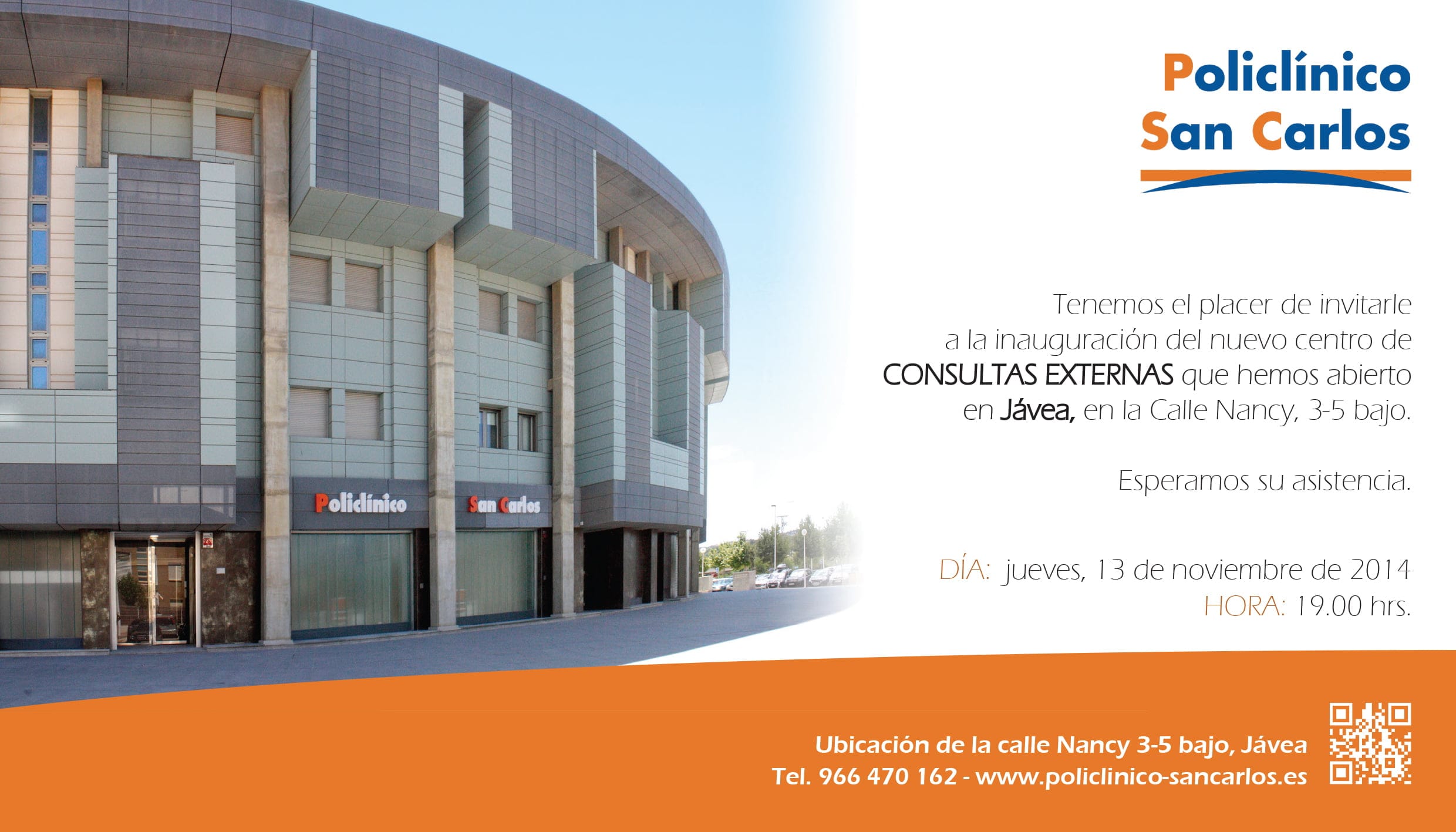 Inauguración Centro Consultas Externas Policlínico San Carlos