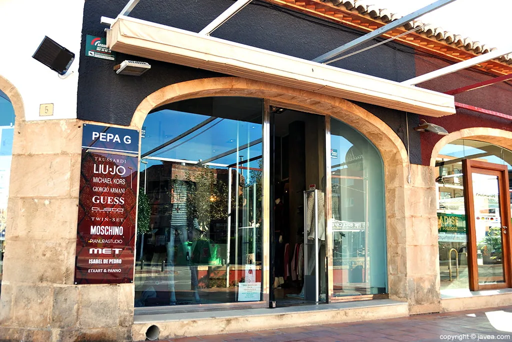 Pepa González en el Arenal de Jávea