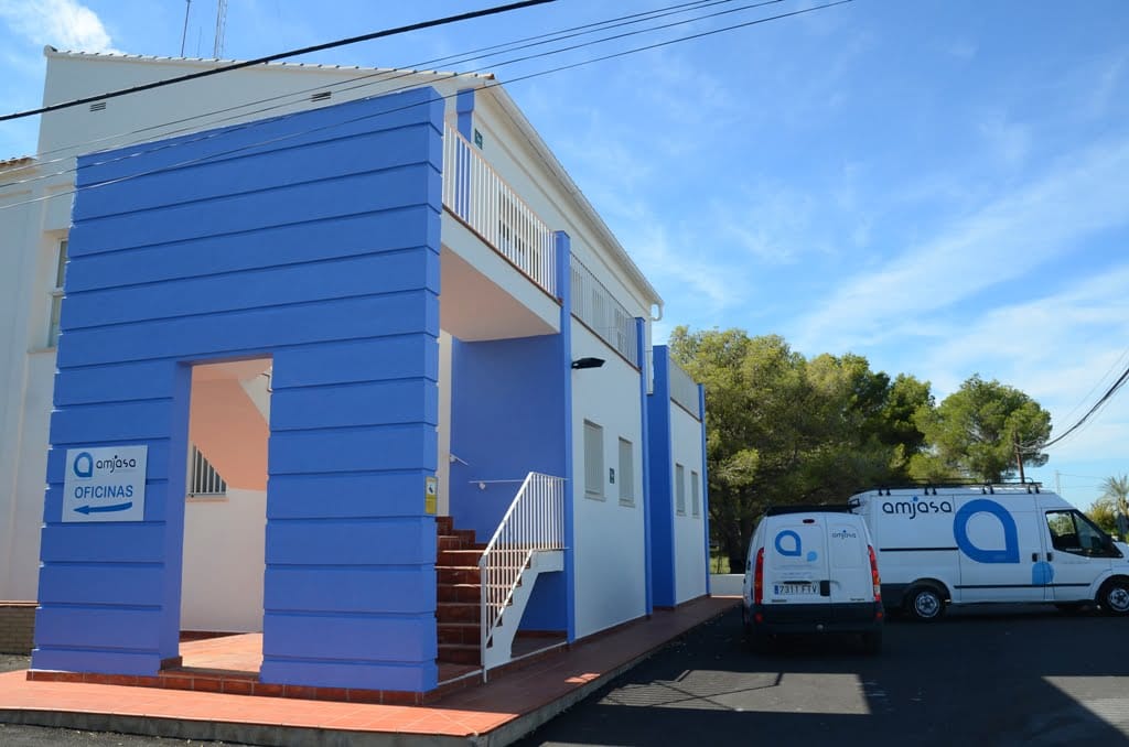 Oficinas de la empresa hídrica Amjasa