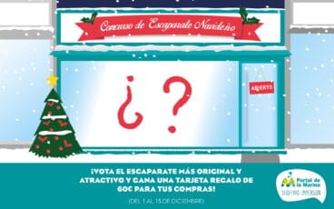 Propaganda concurso escaparates navideños Portal de La Marina