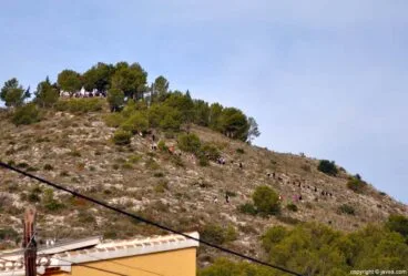 Desde primera hora de la mañana, numerosos vecinos iniciaron el camino a la ermita