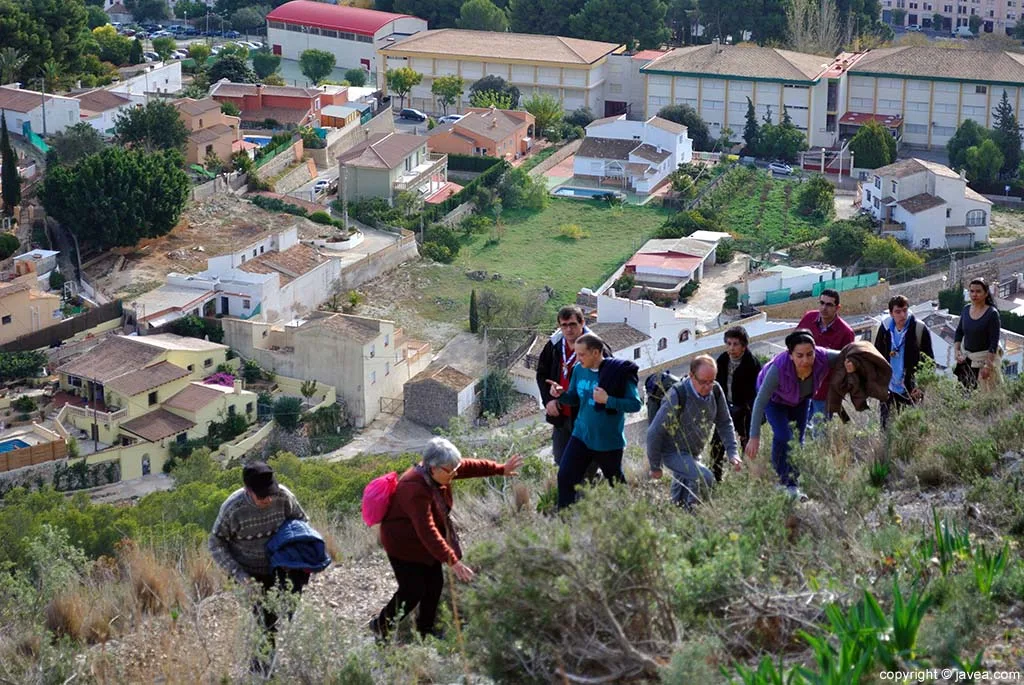 La vertiginosa ascensión hasta la ermita 