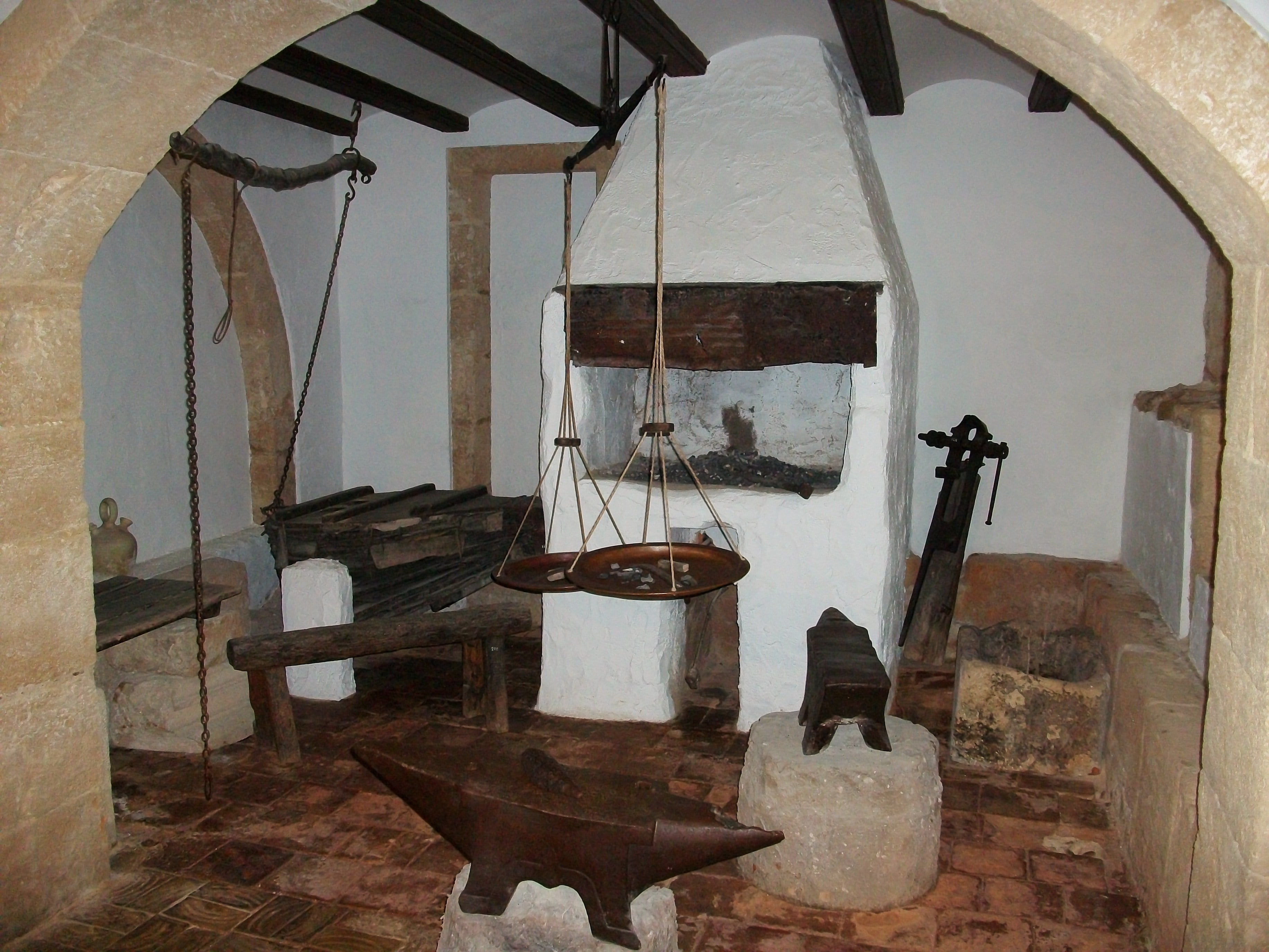 Antigua herrería en el Museo Soler Blasco