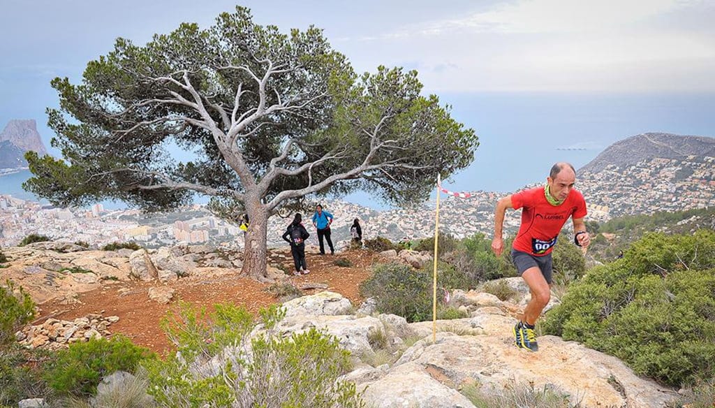 Ignacio Cardona en la Serra d´Oltà.