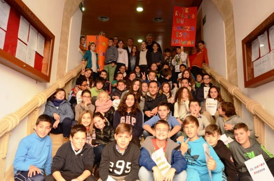 Los alumnos del colegio María Inmaculada visitaron el consistorio