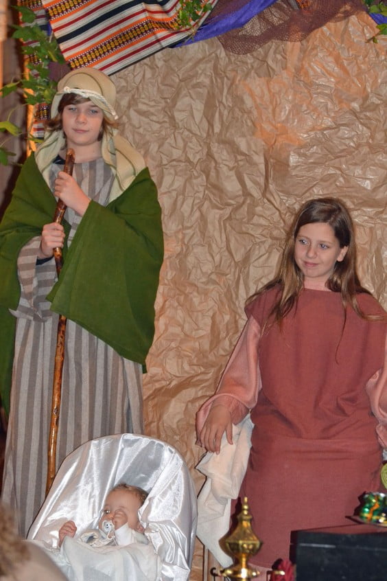 María, José y el niño Jesús
