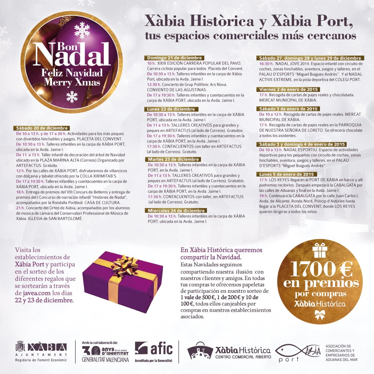 Programa Actividades Navidad 2014-2015