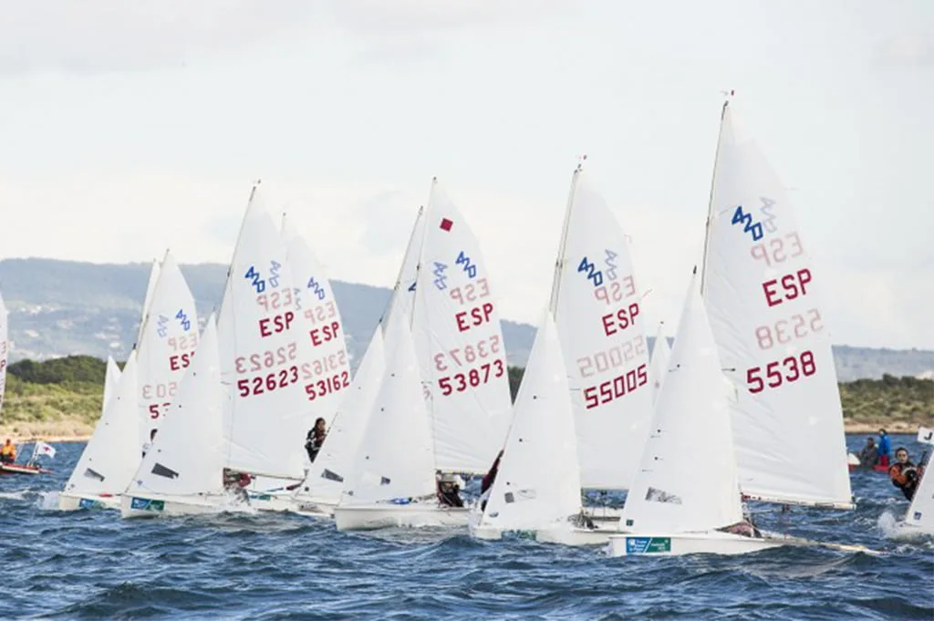 Salida de una regata del Trofeo Ciudad de Palma de 4