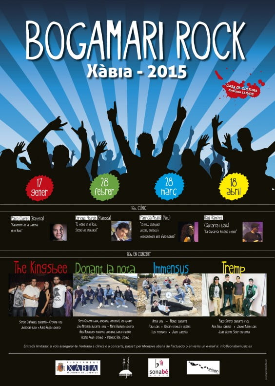 Cartel Bolgamarí Rock 2015