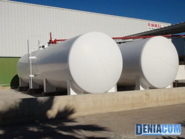 Depósitos propios de Gasóleos Dénia