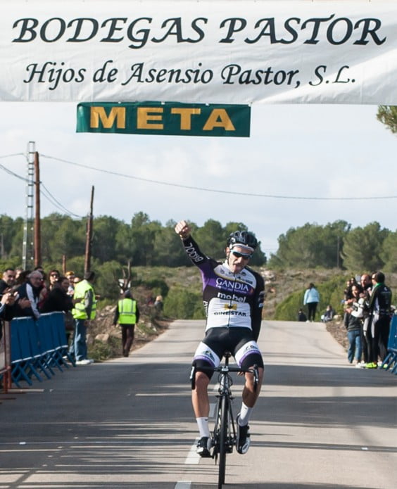 Inocencio Serra ganador de la etapa de Jávea