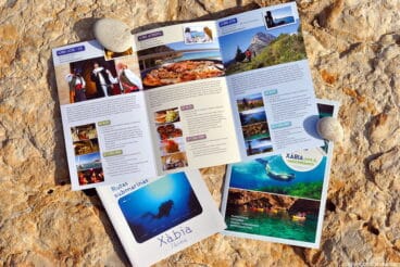 Las escapadas de la nueva campaña turística aparecen en un folleto