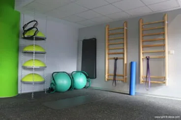 Zona estiramientos Centro Deportivo Denia