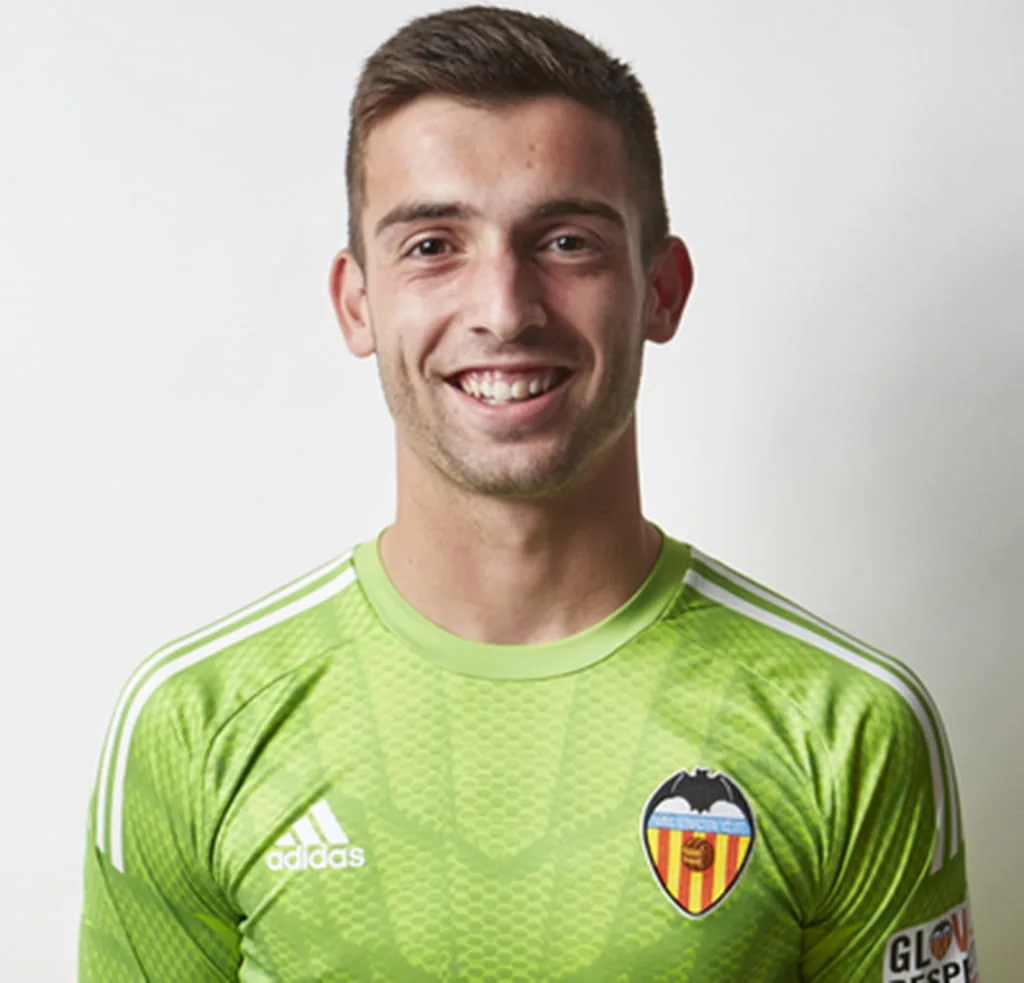 Antonio Sivera portero del Valencia CF.