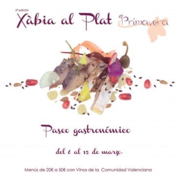 Cartel Xábia al Plat Mariner Primavera