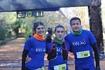 Componentes del equipo mixto de Colau Esports Trail