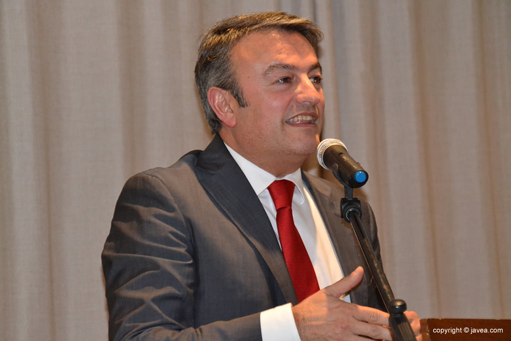 José Chulvi durante el discurso
