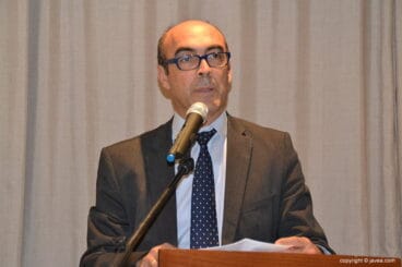 José María Piña durante su discurso