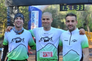 Julio Almazan junto a Paul Bas y Fº Javier Fernández