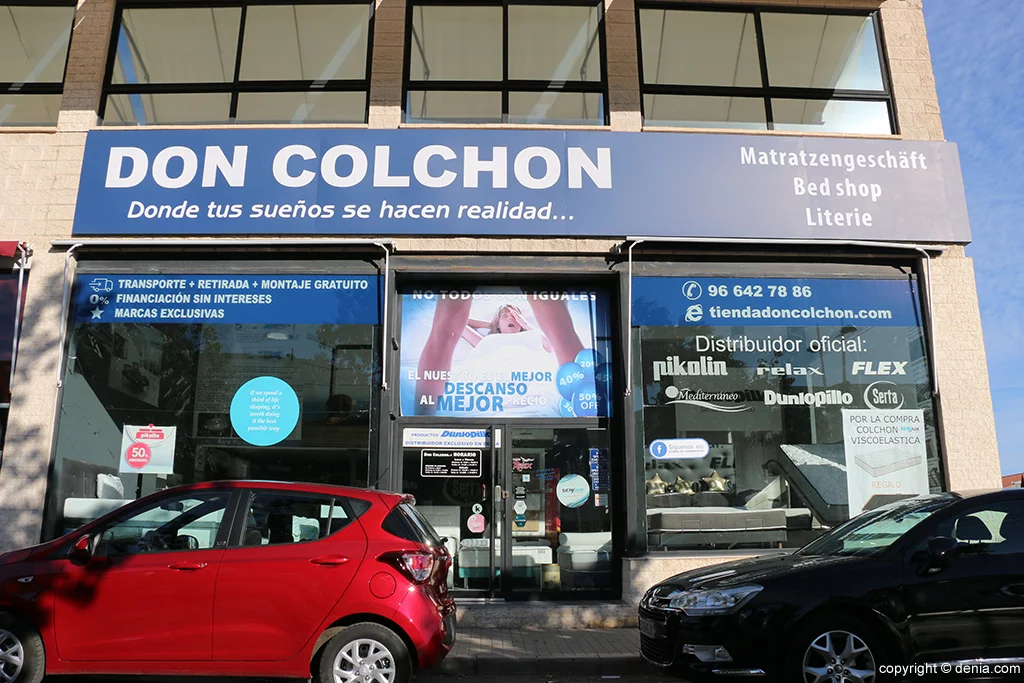 Don Colchón tienda Denia