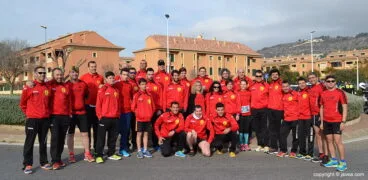 Atletas del Club Atletismo Benissa en Jávea