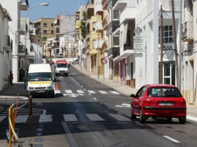 Avenida Juan Carlos I de Jávea