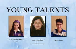 Cartel jóvenes talentos
