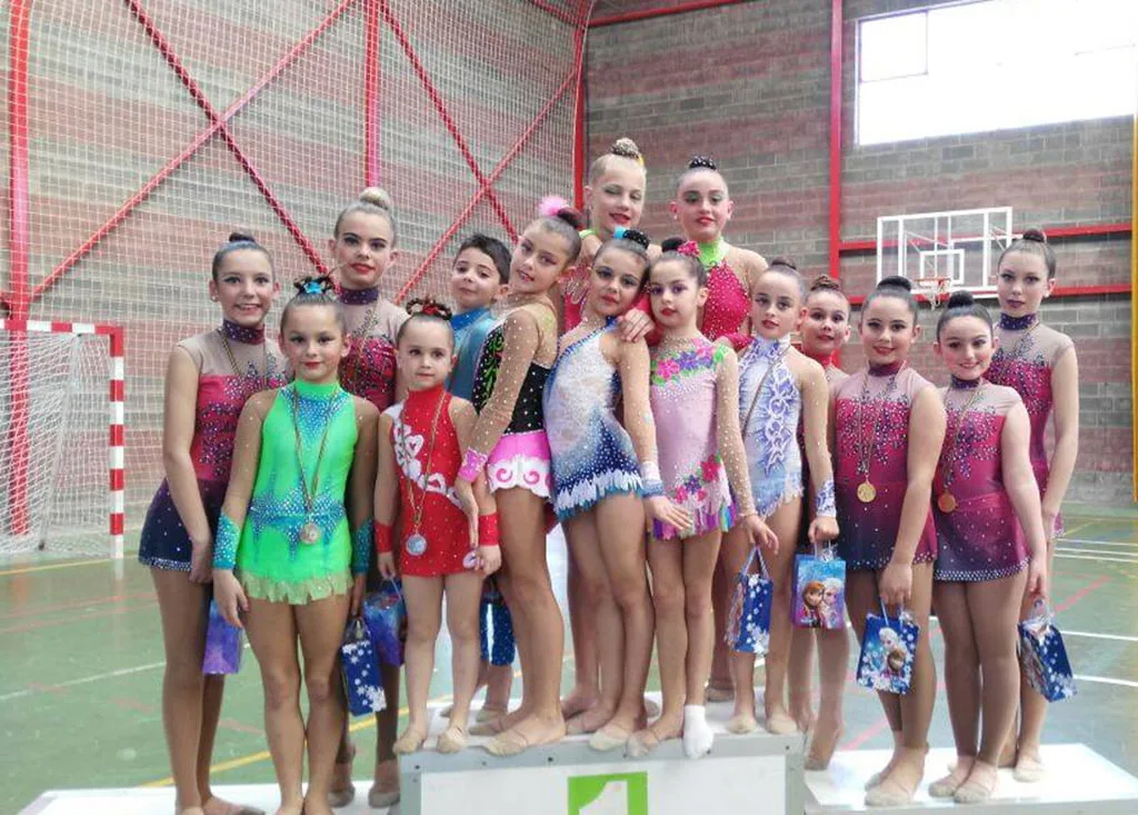Gimnastas del Club Deportivo Montgó en Carlet
