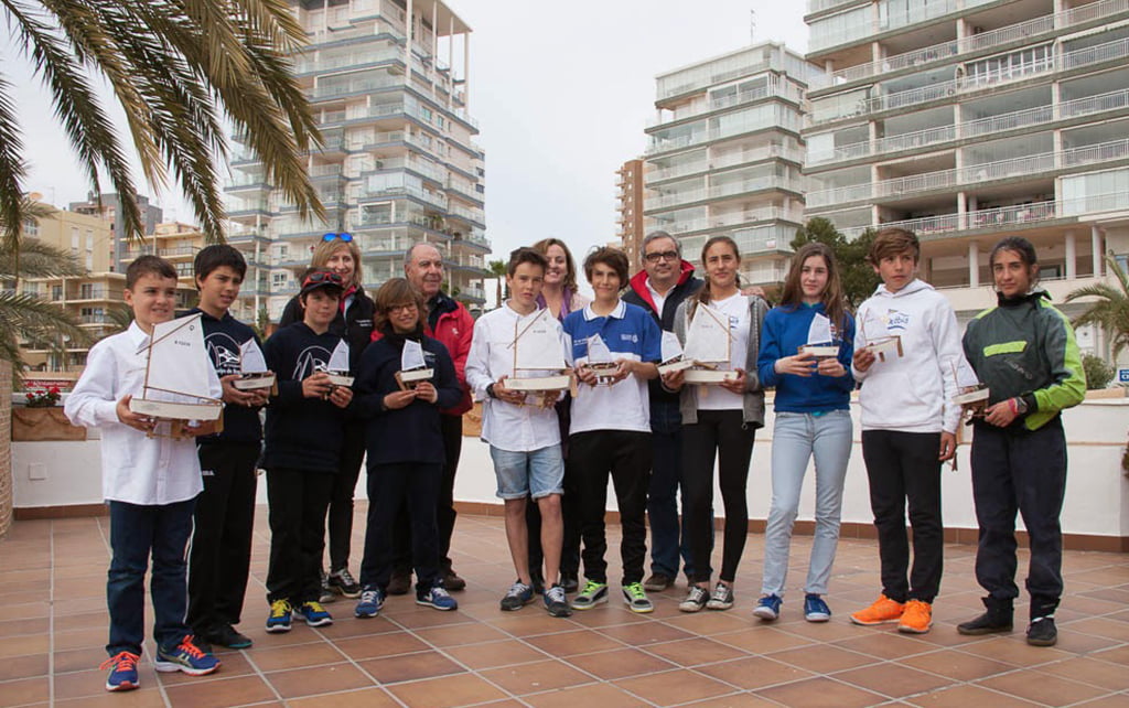 Los vencedores del Trofeo Vela Infantil de Calpe