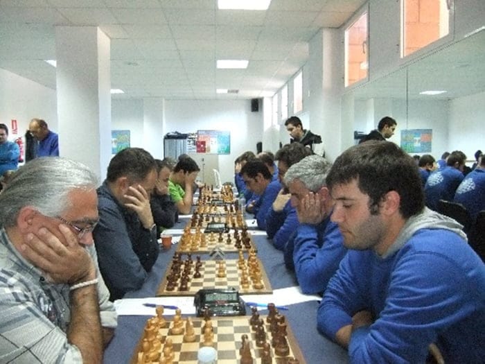 Momento del encuentro del Xàbia A frente al Fomento Gandía