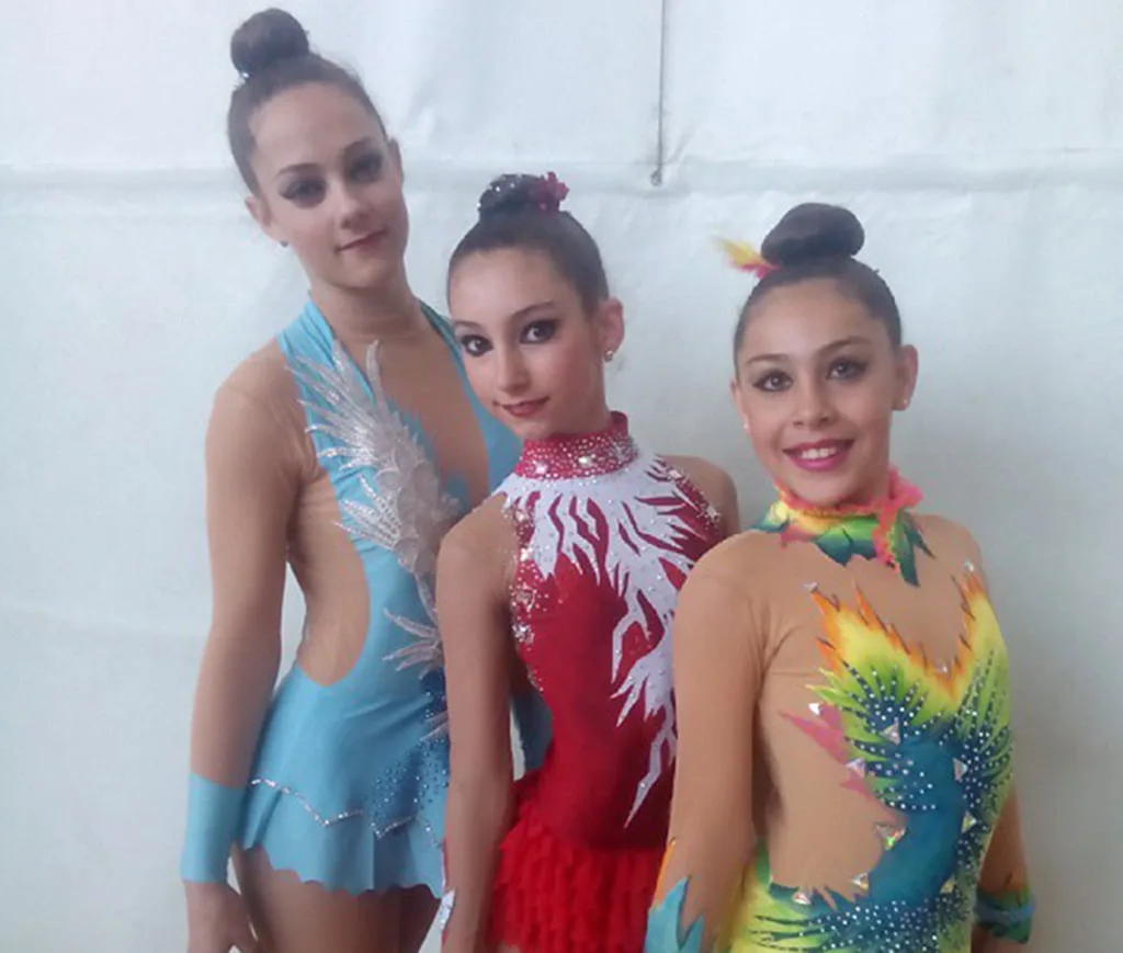 Paula Campoy, Llucía Buigues y Valentina Rodríguez