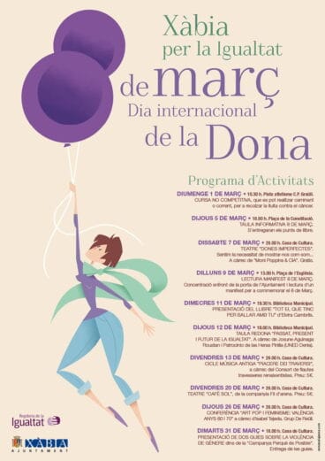 Programación Día Internacional de la Mujer