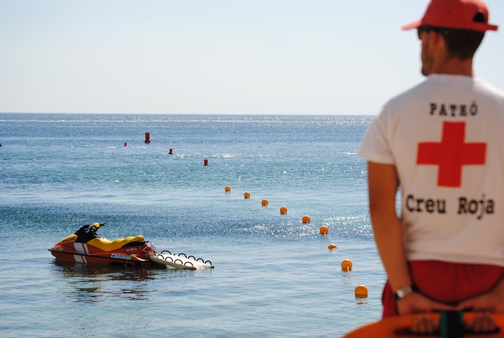 Vigilancia en las playas de Jávea