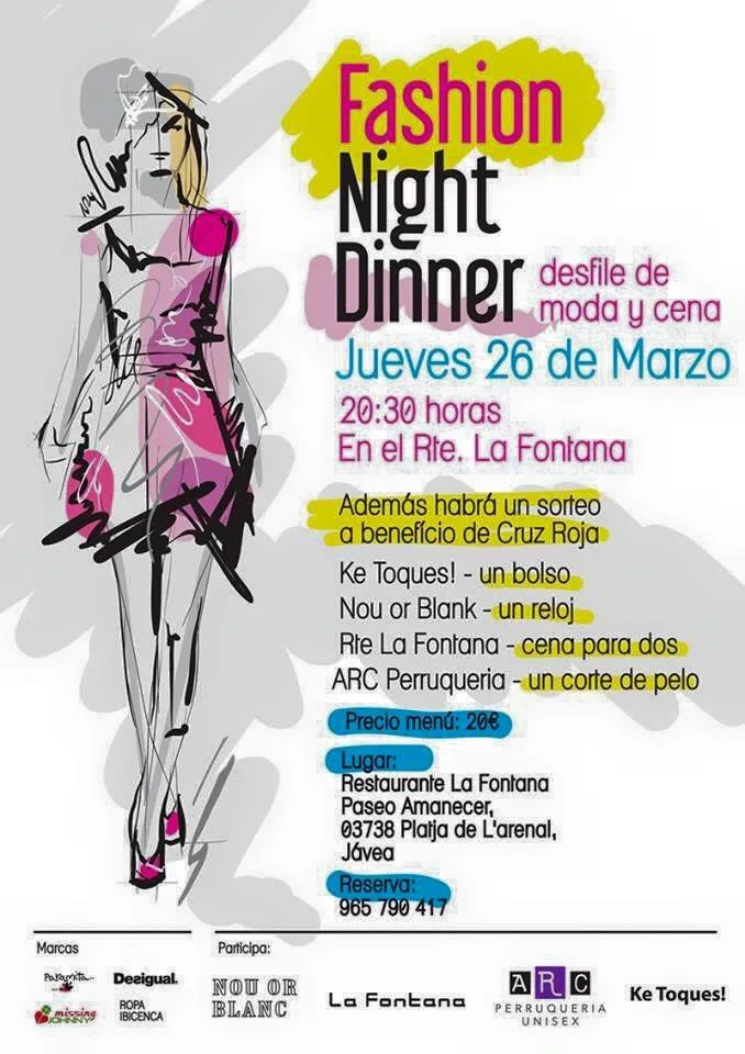 cena y desfile