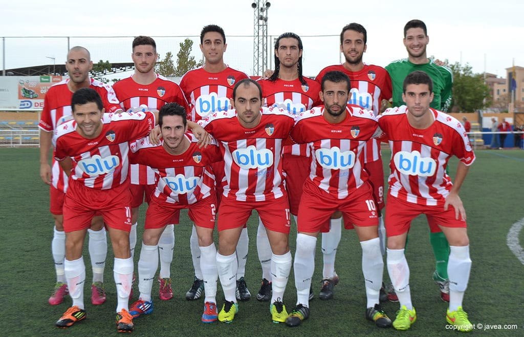 Once del Jávea que se midió al Dénia en la primera vuelta