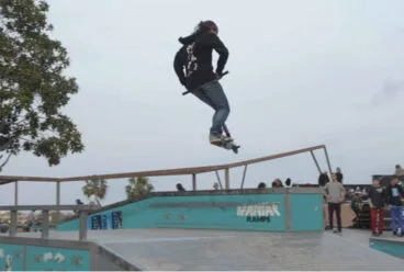 Skater en acción