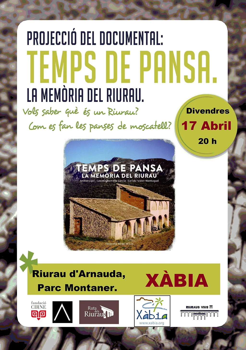 Cartel del documental Temps de Pansa